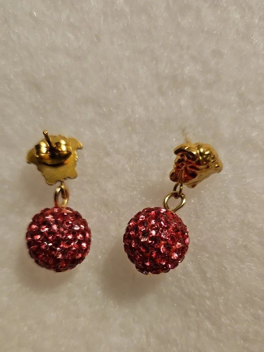 MEDUSA CRYSTAL BALL EARRINGS